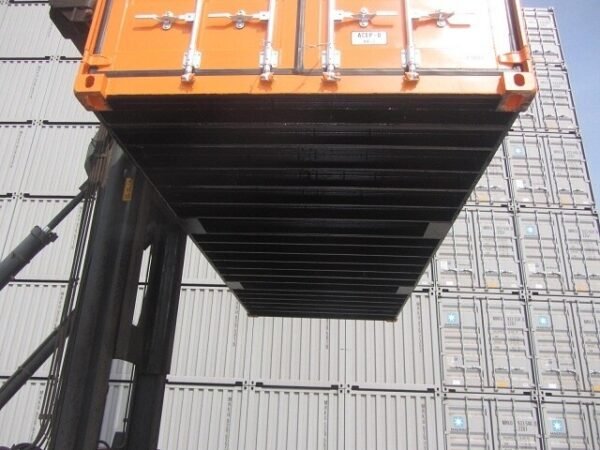 Container 20 Pieds Orange 1er voyage (Neuf) – Image 3
