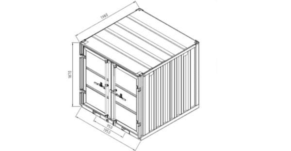 Container 6 Pieds Neuf – Image 3