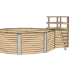 Piscine Bois Ronde ( hors équipement inclus ) – Image 2
