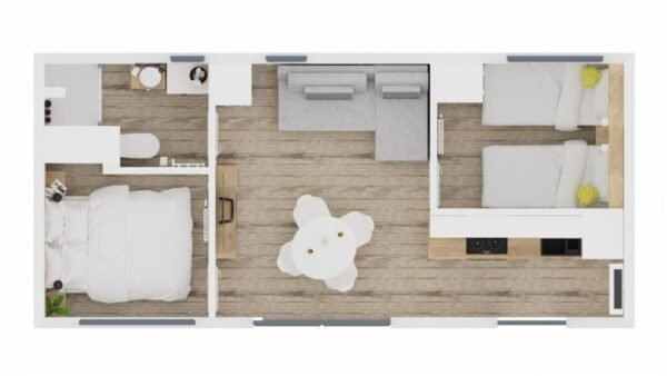 Conteneur Habitable T2 48m² – Image 3