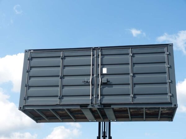 Container de stockage 20 pieds Open Side – Noir – Image 6