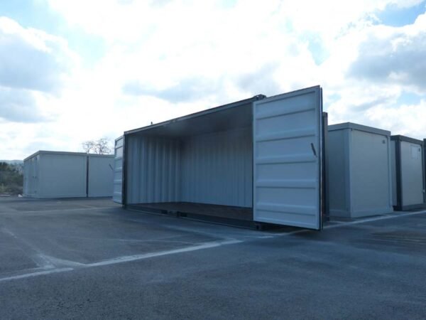 Container de stockage 20 pieds Open Side – Noir – Image 8
